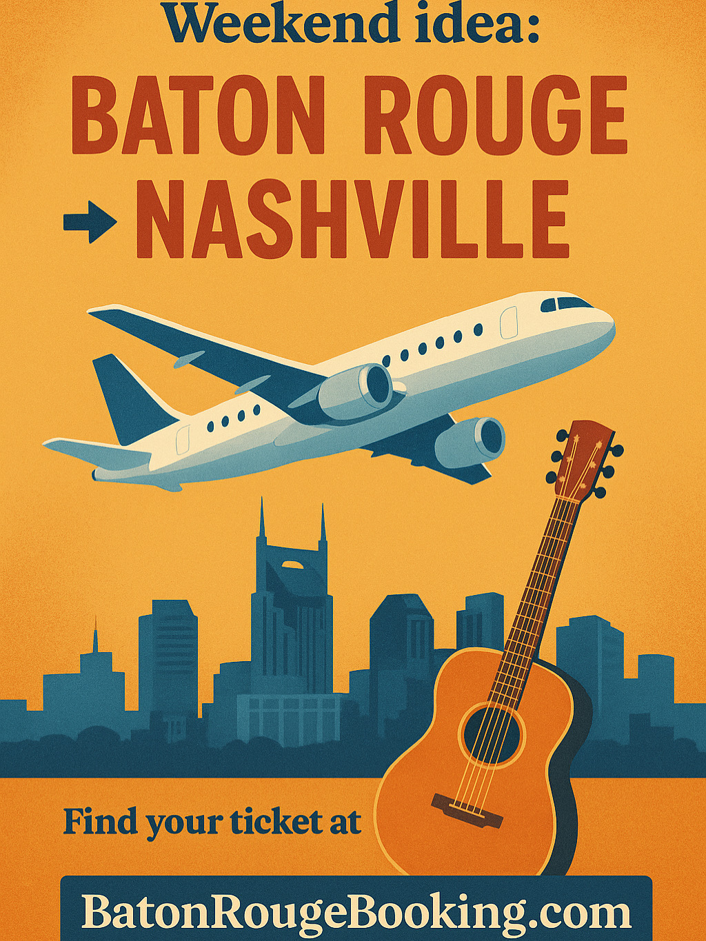 Baton Rouge to Nashville
